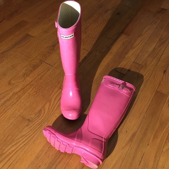 Hunter Shoes - Hunter Rubber Boots Pink | 6